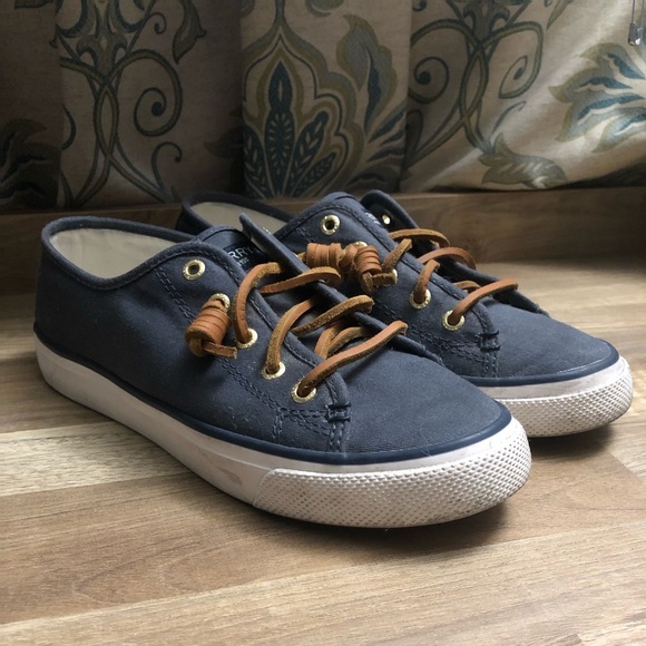 Sperry Shoes Sperry Crest Boat Barrel Lace Navy Sneaker Poshmark
